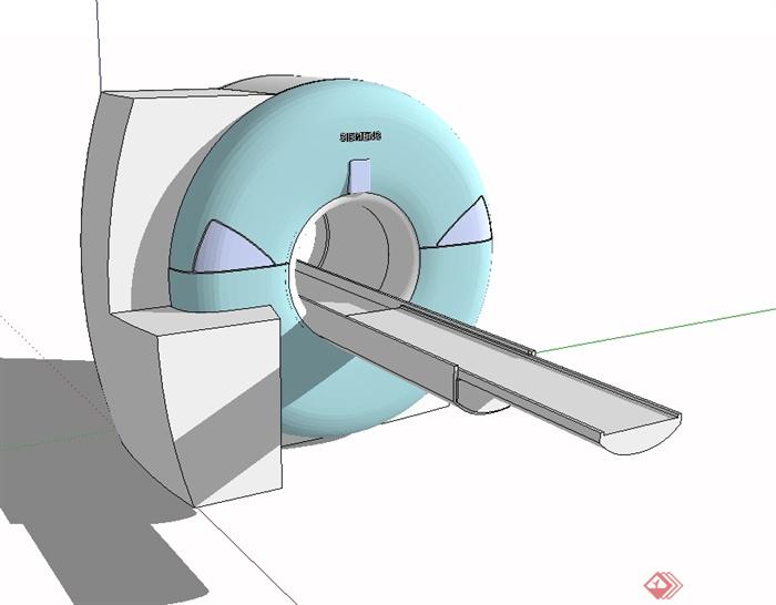 西门子磁共振医疗设备设计su模型(2)