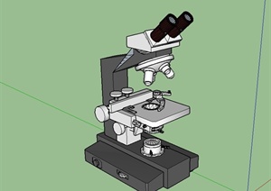 显微镜详细设计SU(草图大师)模型