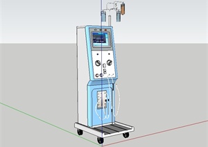 血液透析机设计SU(草图大师)模型