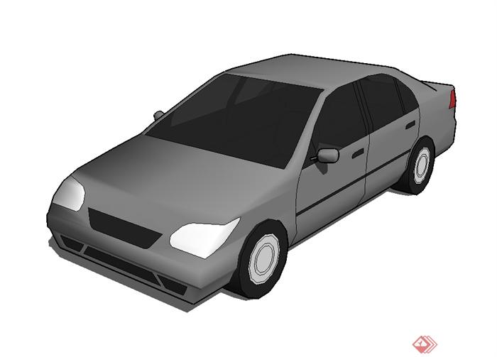 私家轿车设计su模型(1)