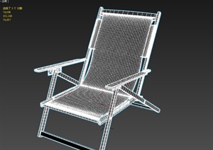 现代风格详细的休闲座椅设计3d模型