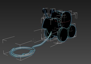 铲草车设计3d模型