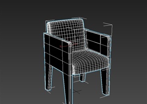 现代风格室内单人沙发椅设计3d模型