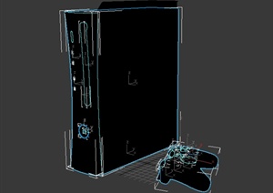 某详细的游戏机设计3d模型