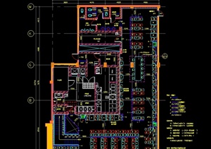 完整详细的现代肯德基设计cad施工图