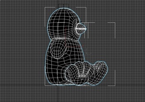 抱抱熊详细设计3d模型