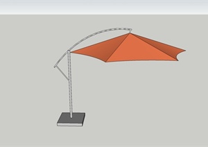 现代风格户外遮阳吊伞设计SU(草图大师)模型