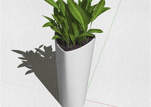 盆景植物素材设计SU(草图大师)模型
