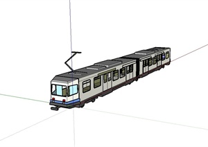 某详细完整的火车设计SU(草图大师)模型