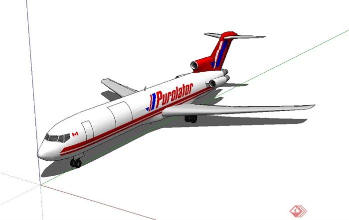 民用航空客机设计su模型(1)