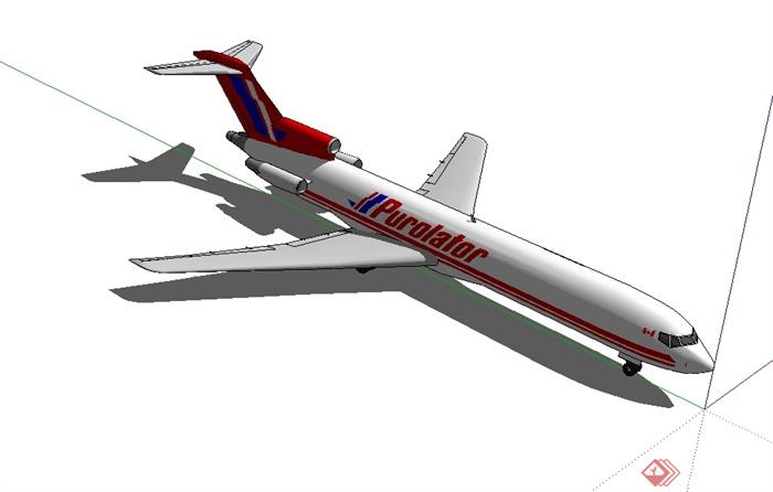 民用航空客机设计su模型(2)