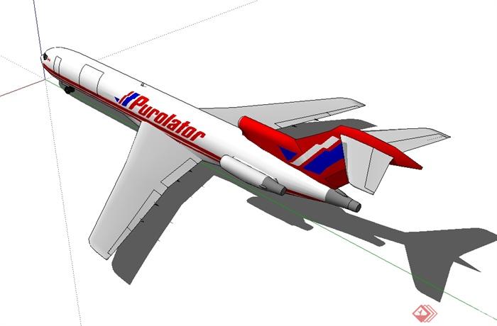 民用航空客机设计su模型(3)