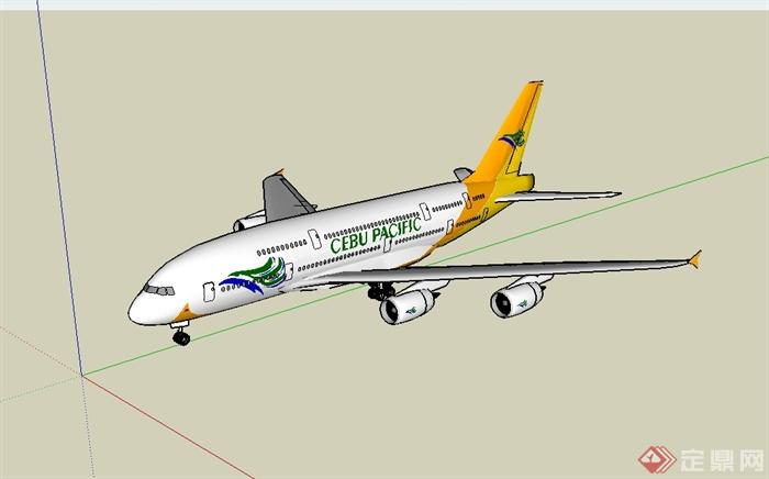 民用航空飞机设计su模型(2)