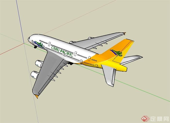 民用航空飞机设计su模型(3)