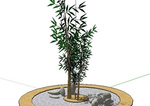 树池种植池SU(草图大师)模型