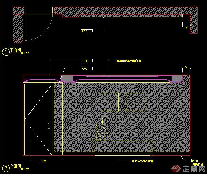 二层欧式风格别墅室内设计施工图及效果图(7)