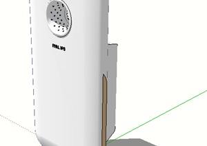 空气清新器设计SU(草图大师)模型